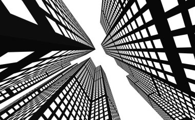 soyut mimari duvar kağıdı, dijital arkaplan