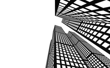 soyut mimari duvar kağıdı, dijital arkaplan