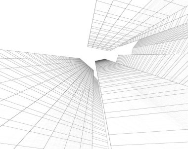 soyut mimari duvar kağıdı, dijital arkaplan