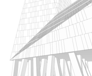 3d mimari proje, dijital duvar kağıdı