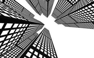 soyut mimari duvar kağıdı, dijital arkaplan