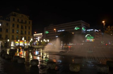 night view of city scene, travel shot