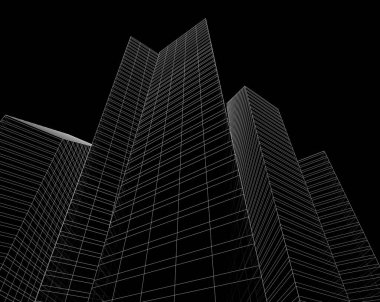 soyut mimari duvar kağıdı, dijital arkaplan