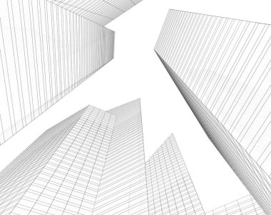 soyut mimari duvar kağıdı, dijital arkaplan