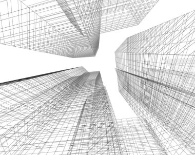 soyut mimari duvar kağıdı, dijital arkaplan