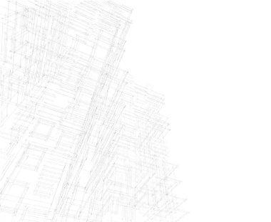 3d mimari proje, dijital duvar kağıdı