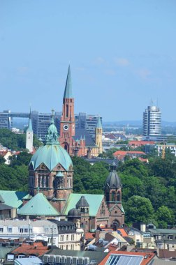 Mimari seyahat çekimi, şehir sokak sahnesi