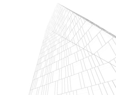 3d mimari proje, dijital duvar kağıdı