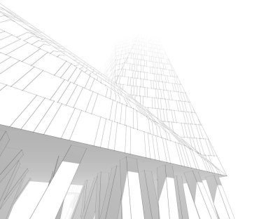 3d mimari proje, dijital duvar kağıdı