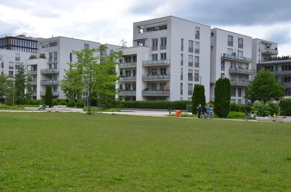 建筑旅行镜头 城市街道场景 — 图库照片