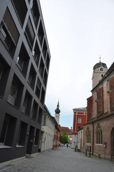 Architectuur Reis Schot Stad Straat Scene — Stockfoto