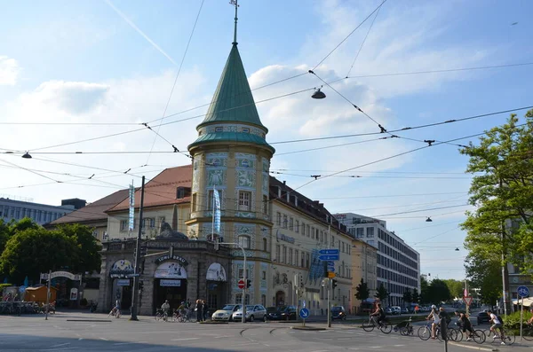 Widok Ulicę Miasta Świetle Dnia — Zdjęcie stockowe