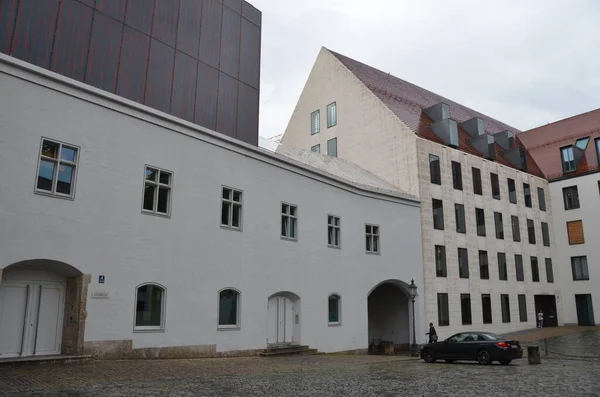 Architectuur Reis Schot Stad Straat Scene — Stockfoto