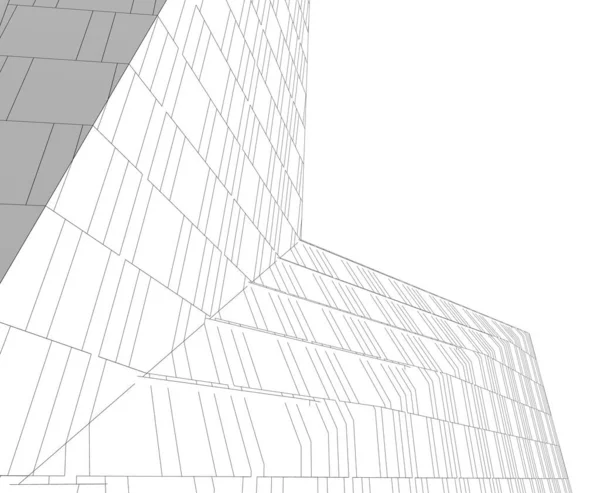 Arkitekturprosjekt Digitalt Tapeter – stockfoto