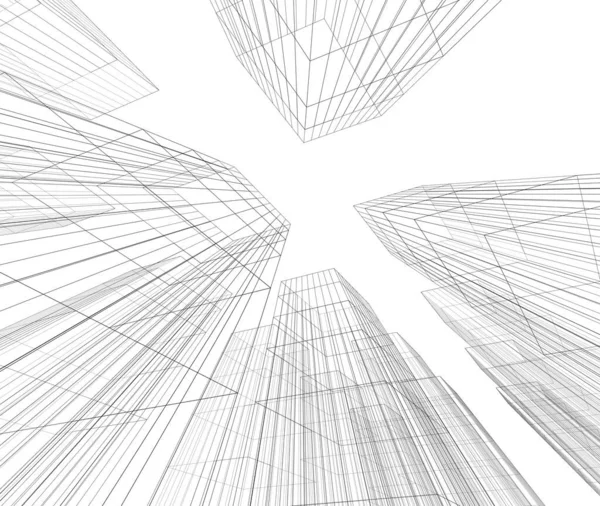 3d mimari proje, dijital duvar kağıdı