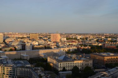 Mimari manzarası, Günbatımı Berlin şehri manzarası