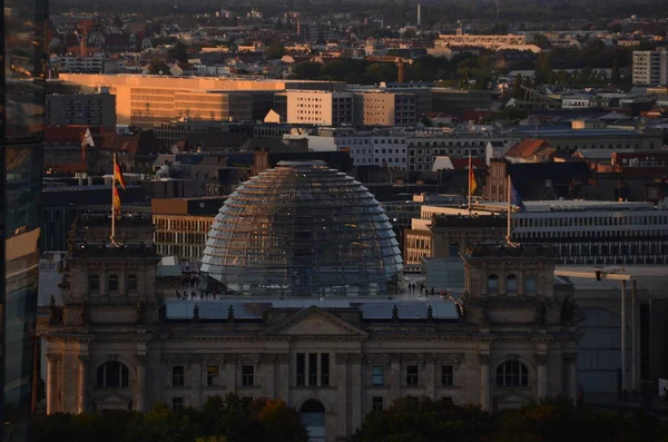 Blick Auf Architektur Sonnenuntergang Berlin — Stockfoto