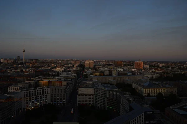 View Architecture Sunset Berlin City Scene — Stock Photo, Image