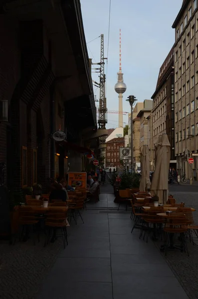 Vista Ciudad Escena Calle Luz Del Día — Foto de Stock