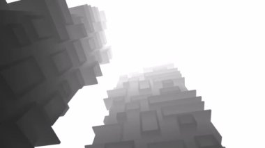 en küçük 3d mimari şekillerin taşınması