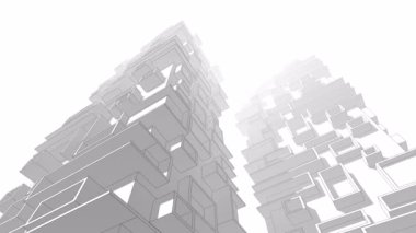 en küçük 3d mimari şekillerin taşınması