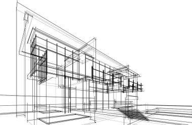 soyut mimari duvar kağıdı, dijital arkaplan