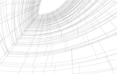 soyut mimari duvar kağıdı, dijital arkaplan