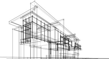 soyut mimari duvar kağıdı, dijital arkaplan