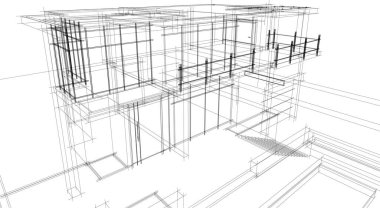 soyut mimari duvar kağıdı, dijital arkaplan