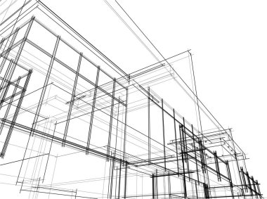 soyut mimari duvar kağıdı, dijital arkaplan