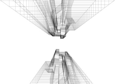 soyut mimari duvar kağıdı, dijital arkaplan