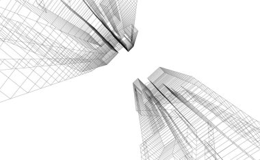 soyut mimari duvar kağıdı, dijital arkaplan