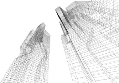 soyut mimari duvar kağıdı, dijital arkaplan