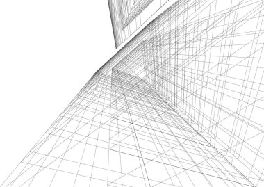 soyut mimari duvar kağıdı, dijital arkaplan