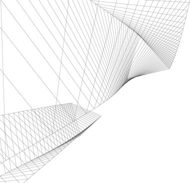 soyut mimari duvar kağıdı, dijital arkaplan