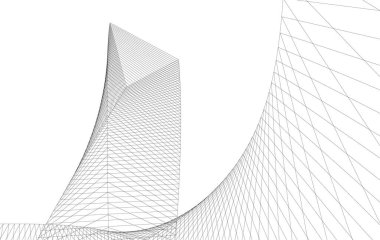 soyut mimari duvar kağıdı, dijital arkaplan