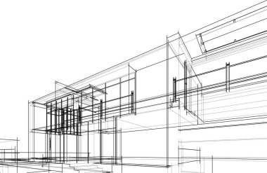 soyut mimari duvar kağıdı, dijital arkaplan