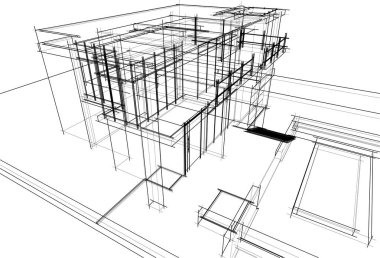 soyut mimari duvar kağıdı, dijital arkaplan