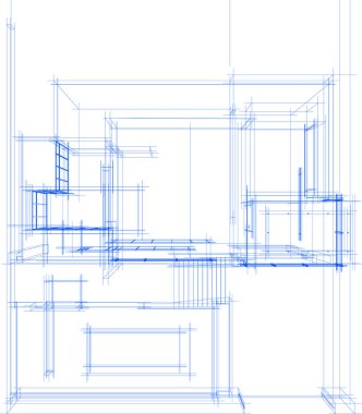 soyut mimari duvar kağıdı, dijital arkaplan