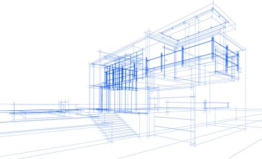 soyut mimari duvar kağıdı, dijital arkaplan