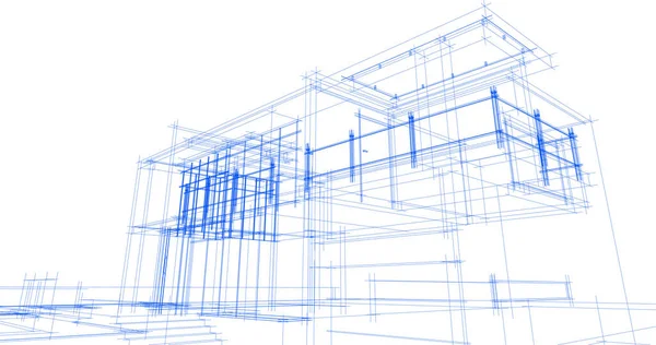 Абстрактные Архитектурные Обои Цифровой Фон — стоковый вектор