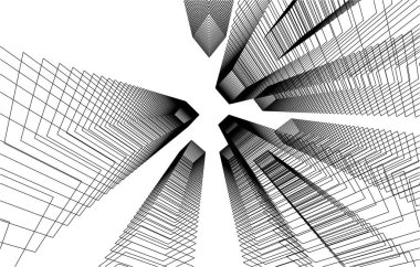 soyut mimari duvar kağıdı, dijital arkaplan