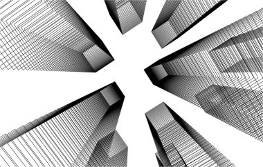 soyut mimari duvar kağıdı, dijital arkaplan