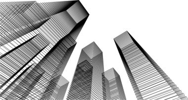 soyut mimari duvar kağıdı, dijital arkaplan