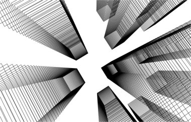 soyut mimari duvar kağıdı, dijital arkaplan