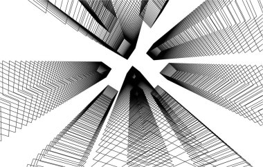 soyut mimari duvar kağıdı, dijital arkaplan