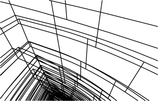 Abstrakcyjna Tapeta Architektoniczna Tło Cyfrowe — Wektor stockowy