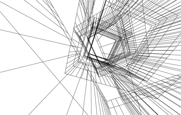 Абстрактные Архитектурные Обои Цифровой Фон — стоковый вектор