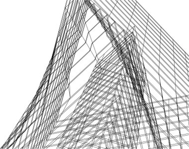 soyut mimari duvar kağıdı, dijital arkaplan