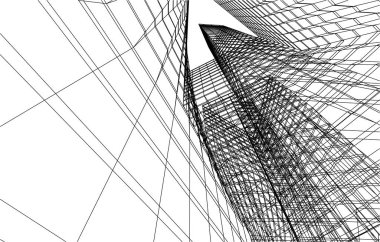 soyut mimari duvar kağıdı, dijital arkaplan